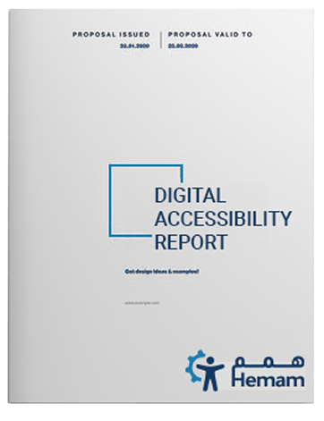Digital Accessibility Report cover
